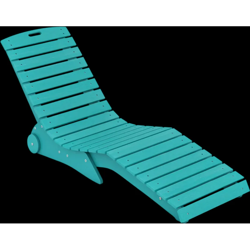 Costway In-Pool Lounge Chair Weighted Anti-Floating Baja Shelf 450 lbs 26301222 New Turquoise