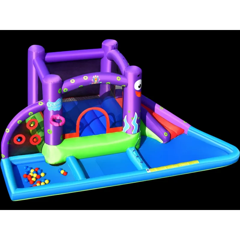 Costway Inflatable Water Slide Castle Without Blower 13275469 New