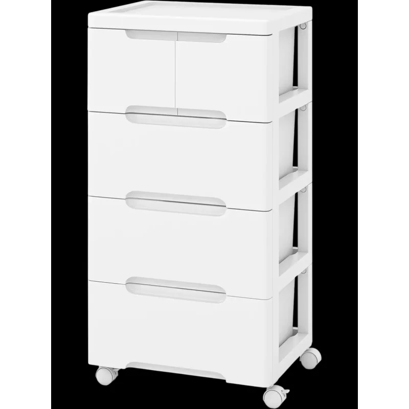 Costway Rolling Storage Cabinet Dresser 5/6/7 Drawers 96531847 New