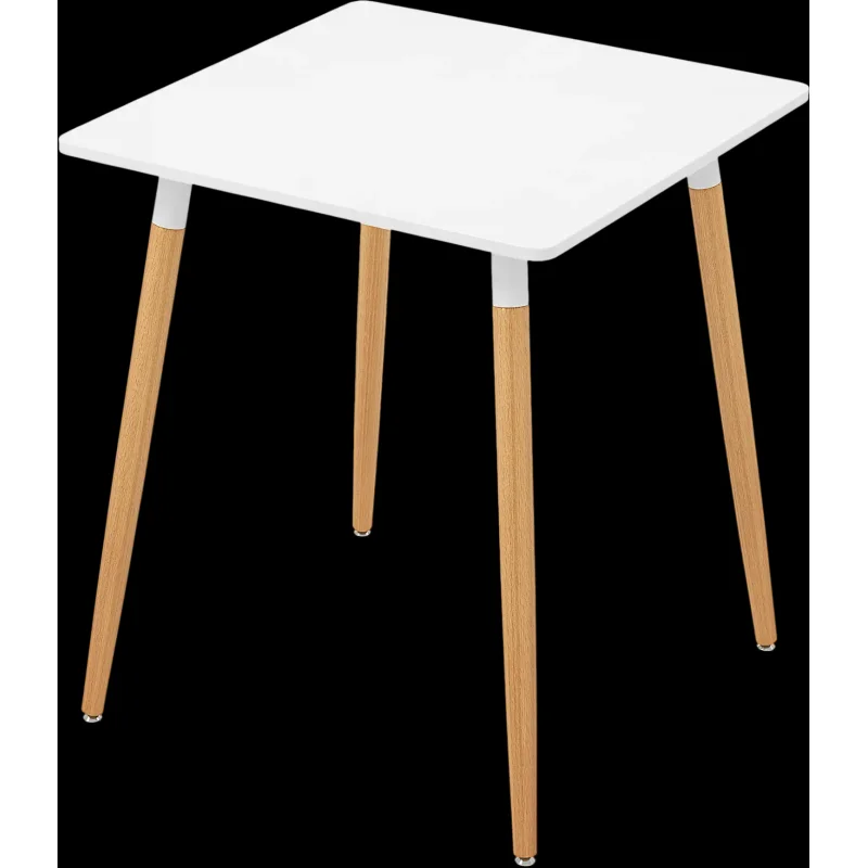 Costway Square Dining Table Adjustable Foot Pads Dining Room Kitchen 456289173 New