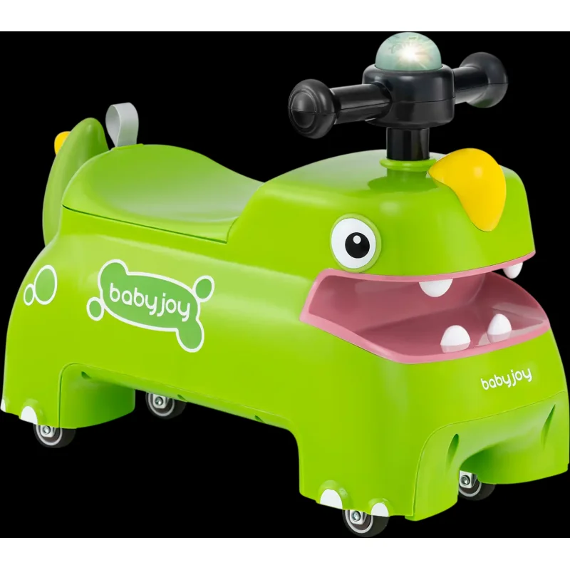 Costway Toddler Ride On Walking Sliding Car w/ Lights Music 24462748 New Green
