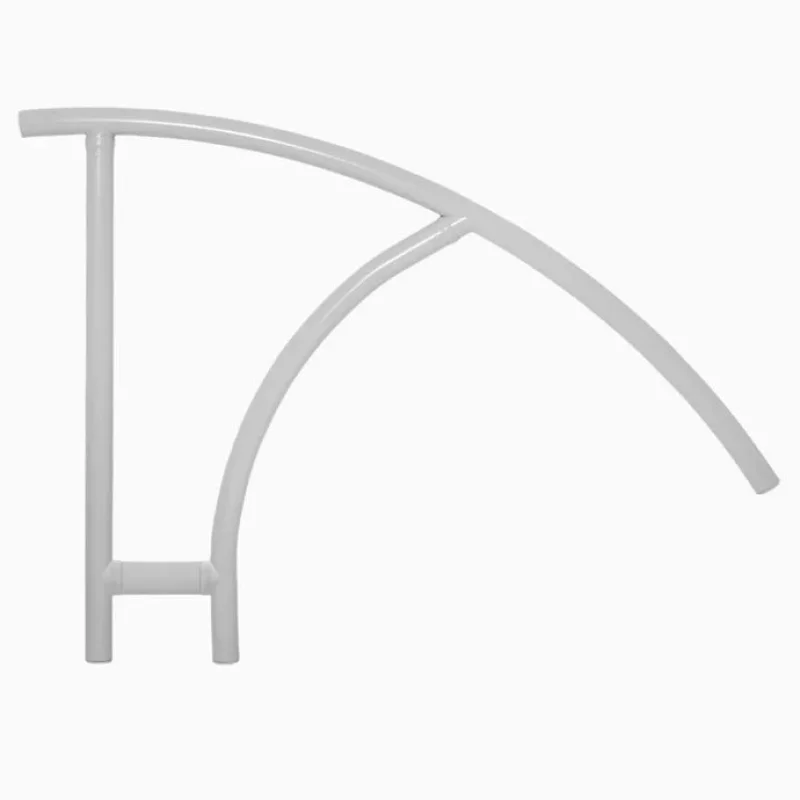 Cross-Braced Triton Series Return-to-Deck Hand Rail 44Gray | CBTRTD-144-G