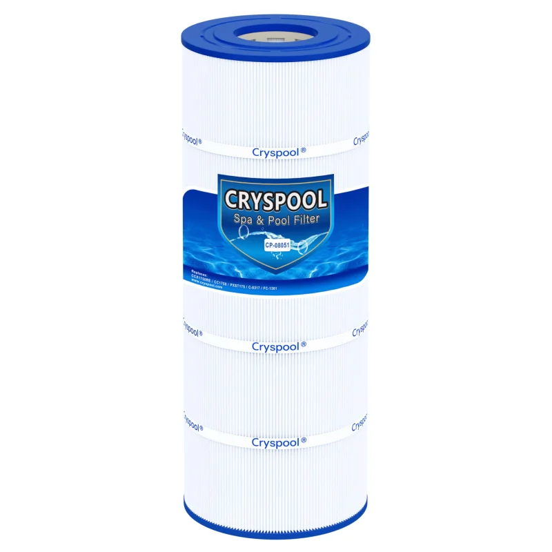 Cryspool 08051 Filter Compatible with XStream CC1750, CCX1750RE, PXST175, C-8317, FC-1301, 175 Sq. Ft Pool Filter Cartridge, 1 Pack