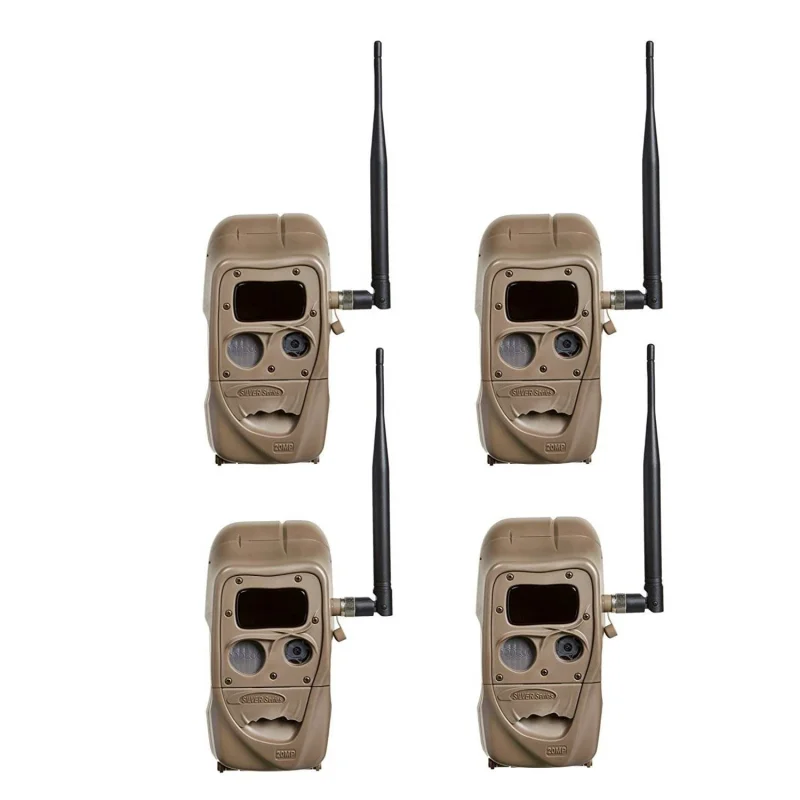 Cuddeback 4 Black Flash CuddeLink 20MP Wireless Invisible IR Game Trail Camera