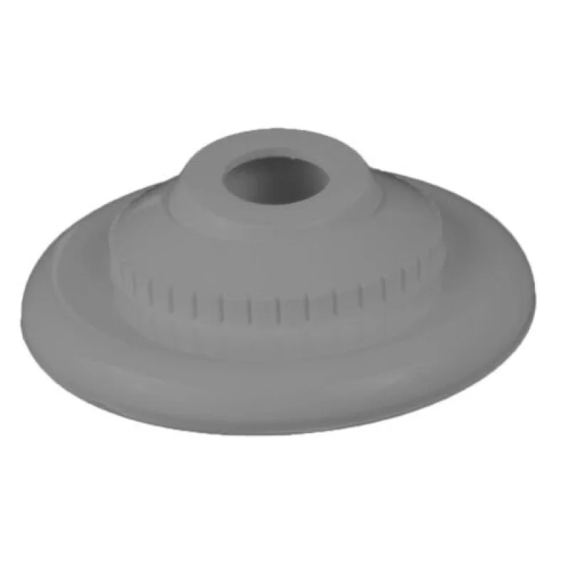 Custom Molded Products Directional Flow Outlet with Flange, 3/4" THD, Gray | 25553-301-000