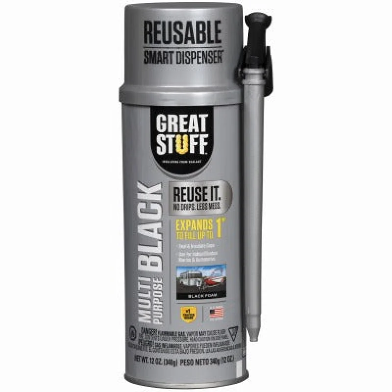 Ddp 99112876 Multi-purpose Foam Sealant 12 Oz Black Hvac