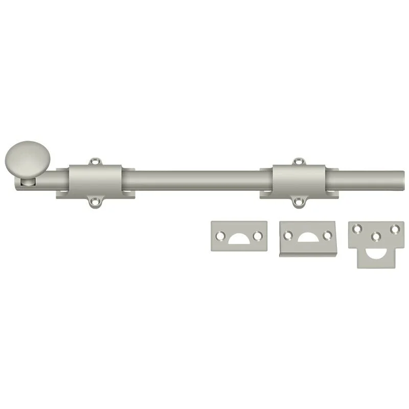 Deltana 12SB15 Surface Bolt Heavy Duty Satin Nickel