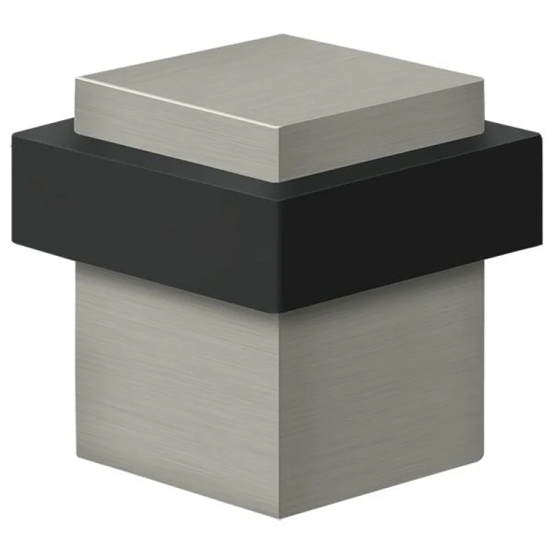 Deltana UFBS138U15 Square Floor Bumper Satin Nickel