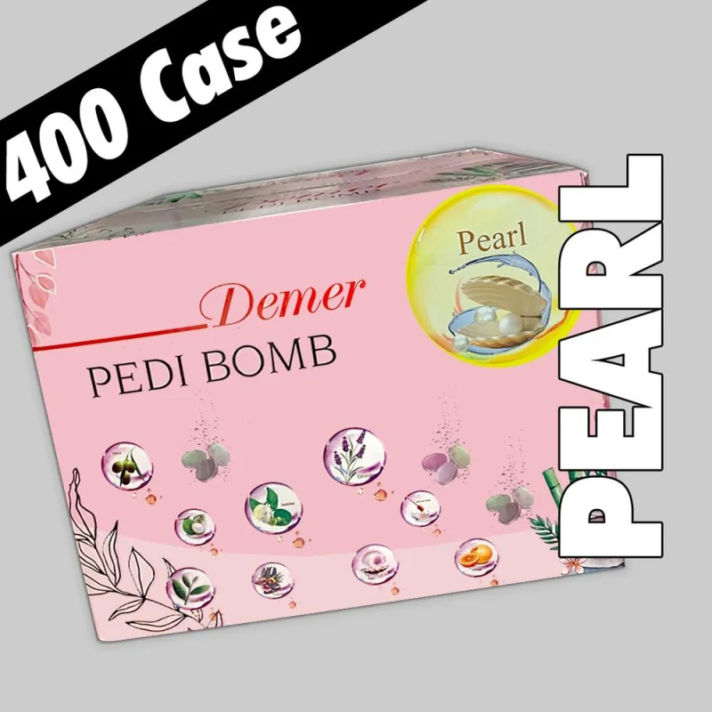 Demer Fizzy Pedi Bomb - Case/400 Tablets - Pearl