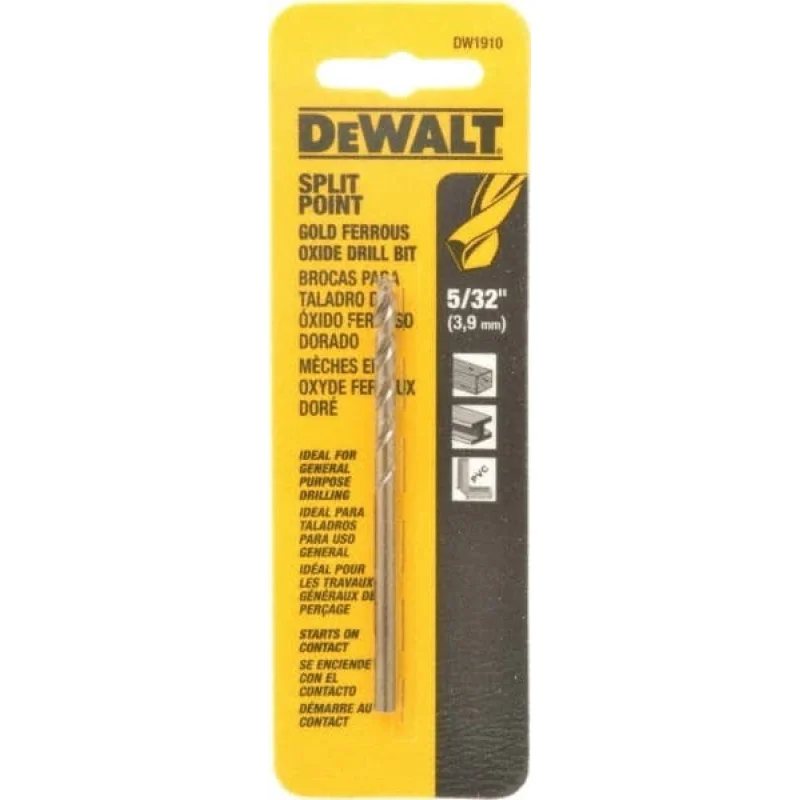 Dewalt Accessories DW1910 Split Point Drill Bit 5/32 in