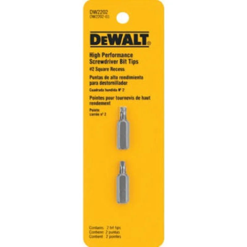 Dewalt Accessories DW2201 Square Recess Bit Tip 2 Pack