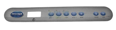 Divine Spa Control 7 Button Overlay 12575_A
