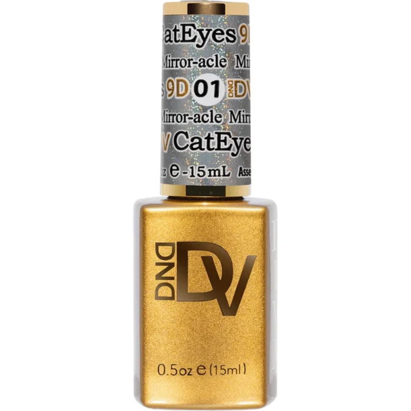 DND DIVA 9D Cat Eye Glassball #01 - Mirror-acle / 0.6 oz.