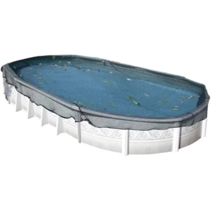 Dohenys Professional Grade Leaf Nets for Above Ground Pools21' x 41' OvalMakes Clean-Ups FastLightweight, Versatile & DurableKeeps Leaves Out