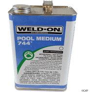 IPS Corporation Pool Medium 744 MB PVC Cement 1 Gallon, 13554