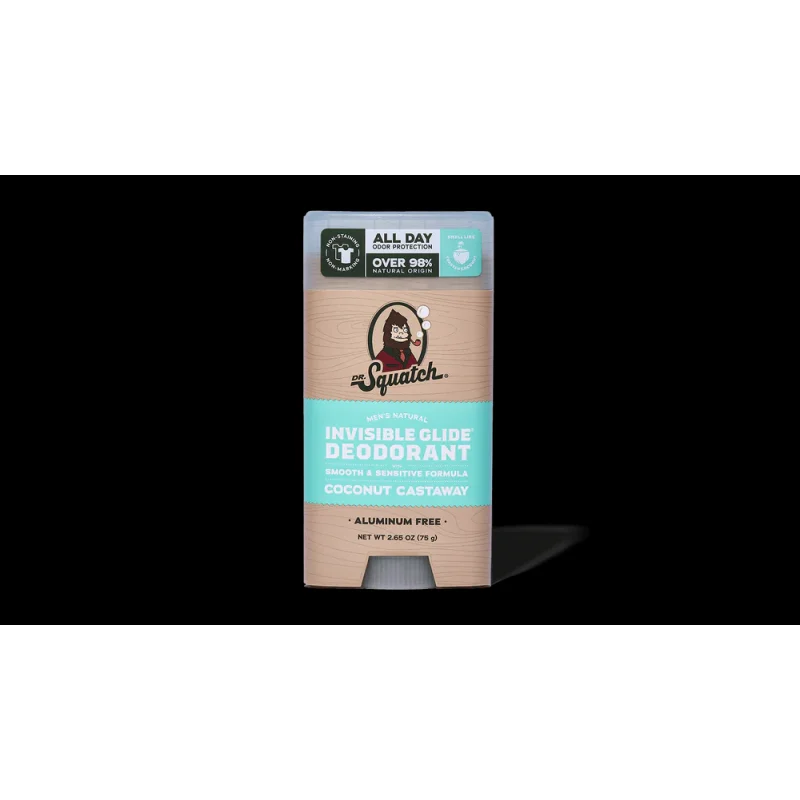Dr. Squatch Coconut Castaway Invisible Glide Deodorant