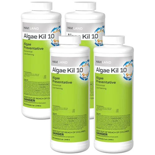 DuraChlor Algae Kil 10 Pool Algaecide 1 Quart – 4 Pack