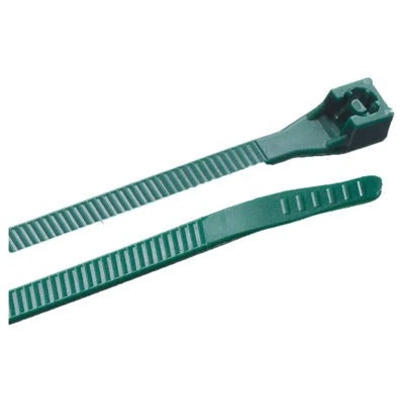 Ecm Industries Llc 46-308G Green Cable Tie 8 in 100 Pack
