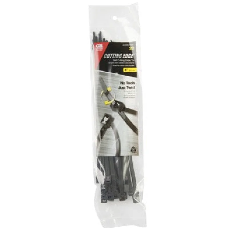 Ecm Industries Llc 46-308UVBSC Cable Tie 50LB 8in Black 50pk