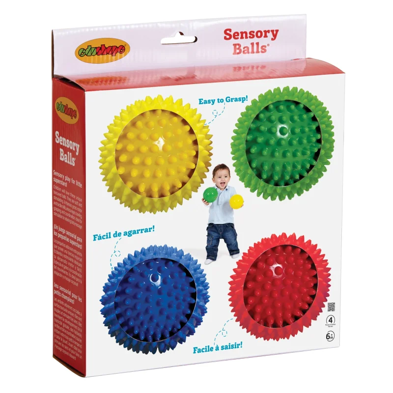 Edushape Sensory Opaque BallsColorful Textured Set for Infants