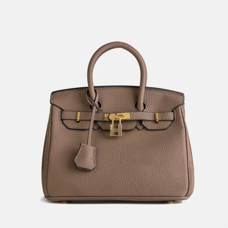 ElegantStyle | Women's Handbag with Textured Design & Secure Closure | Versatile Accessory for Everyday Use Khaki