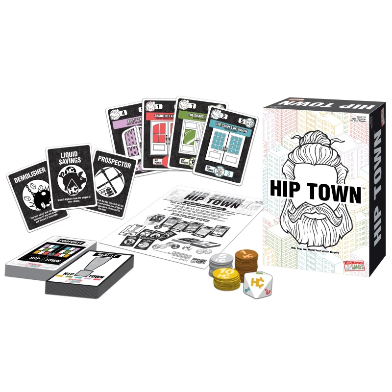 Endless Games Hip Town Trendy Neighborhood Board Game
