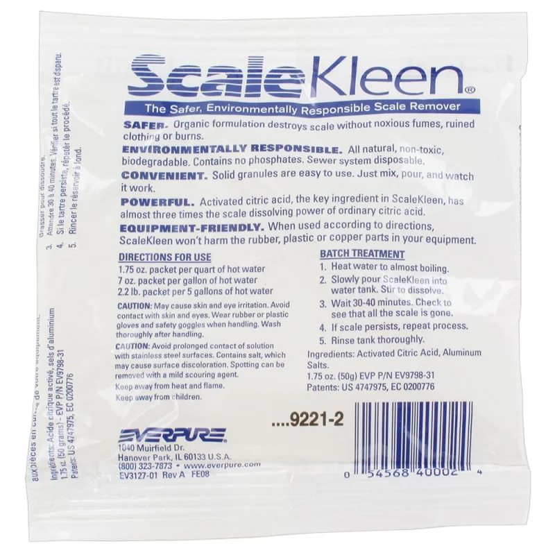 Everpure EV9798-31 ScaleKleen 1.75 oz. package