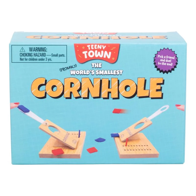 Fizz Teeny Town Cornhole Toss Game Multicolored