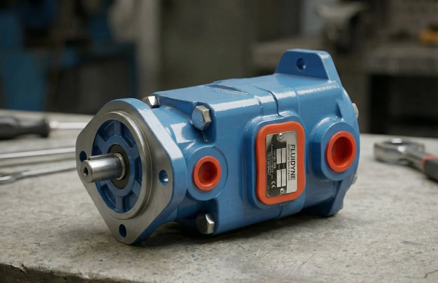 Fluidyne V20F WF8201805 Vane Pump | Replacement for Vickers/Eaton V20F1D9P38D6H22R 2.0 GPM | 2500 PSI | SAE ‘A’ 2-Bolt | 3/4″ Keyed Shaft