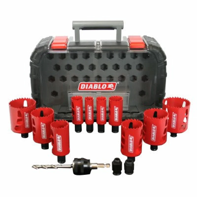 Freud DHS14SGP 14 Piece Hole Saw Kit Wood Metal