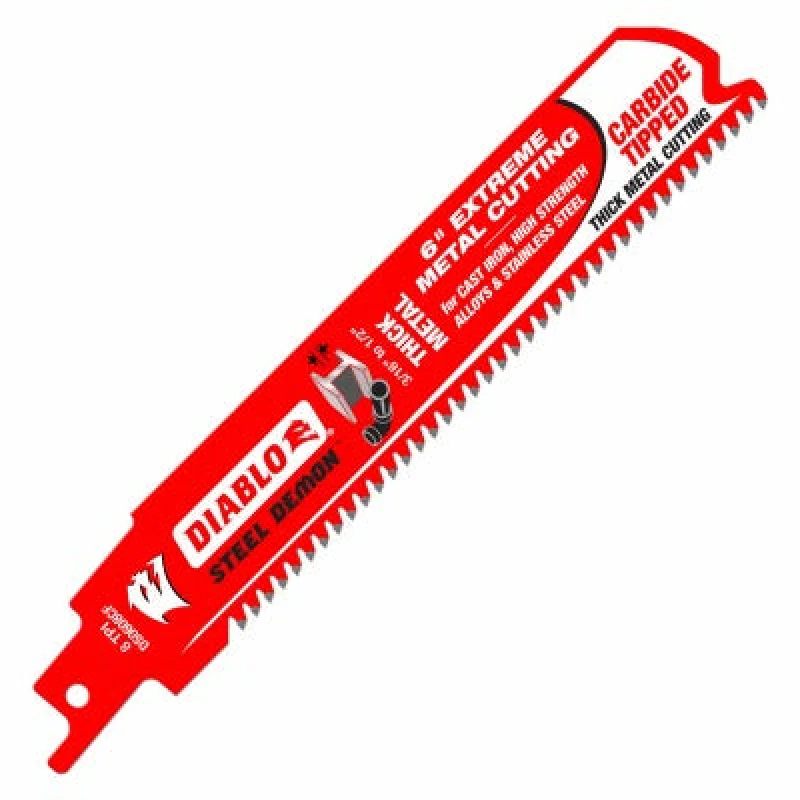 Freud DS0608CF 6 in 8T Carbide Recip Blade Thick Metal