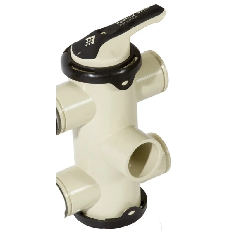 FullFloXF Backwash Valve 3 Inch Side Mount - Inlet Port on Bottom (D.E.) - No Fittings or Unions