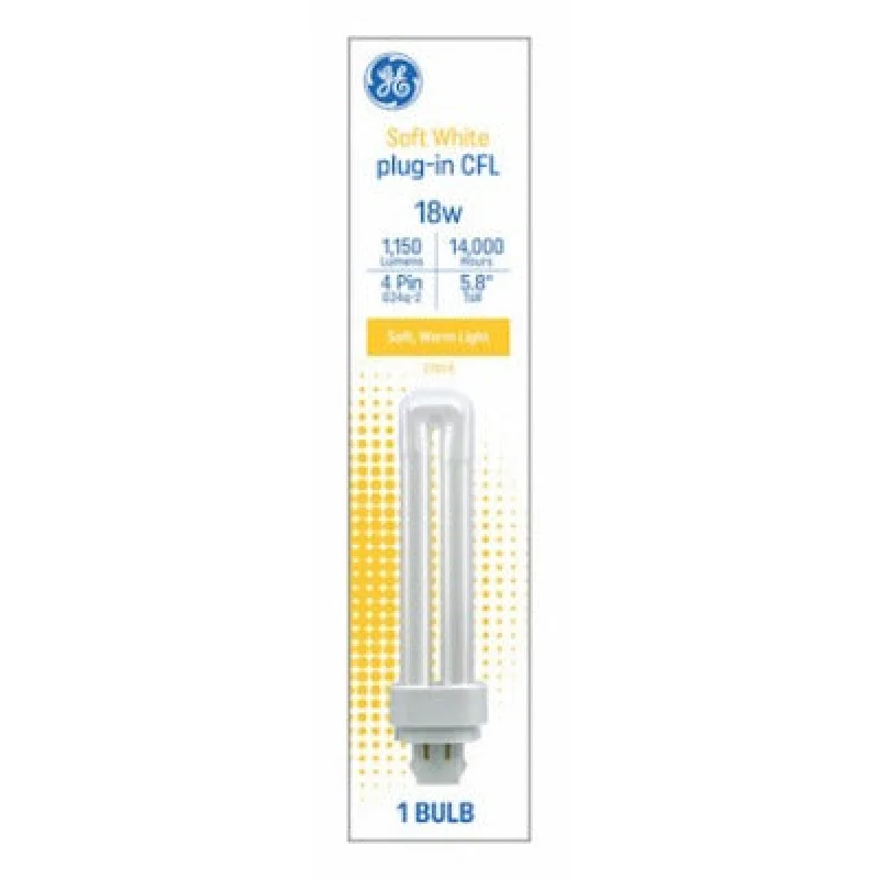 G E Lighting 93130289 Cfl Double Biax Bulb 18W