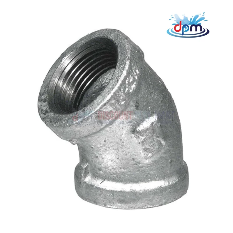 Galvanized 45 Degree Elbow Fitting | 3/4"