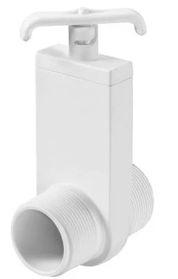Gate Valve Threaded 1 1/2 MPT x 1 1/2 MPT Magic Plastics