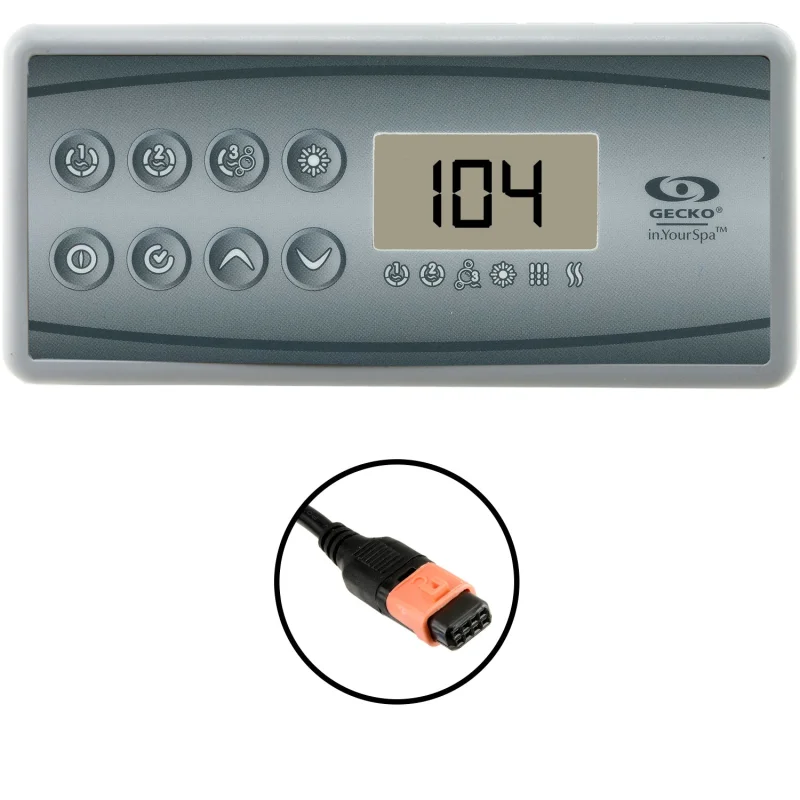 Gecko in.k8 7"W Topside Keypad