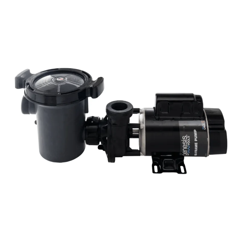 Genesis 2 HP Single Speed Above Ground Pump, Side Discharge, 48-Frame, 3' Nema Cord, GPSD101NBY, 3-Year Warranty