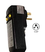 GFCI Power Head 110v 20 Amps 90 Degree Plug Only 6893 Leviton