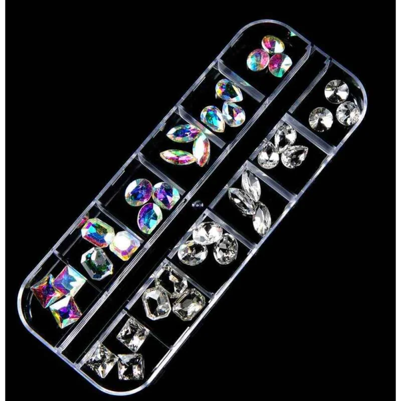 Glamour Japanese 3D Nail Art Rhinestones - Pack #1 - Pack