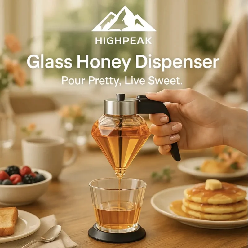 Glass Honey Dispenser