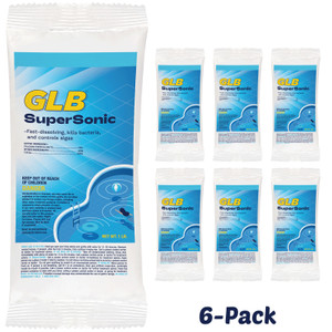 GLB SuperSonic Fast-Dissolving Granular Shock, 6 Bags x 1 Lb, 160001-6