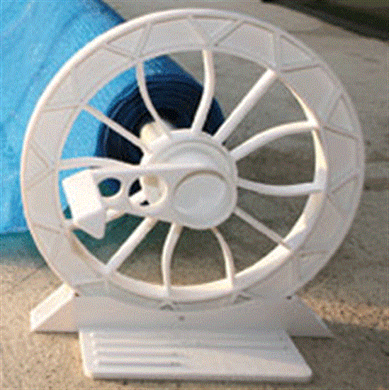 GLI 20' Typhoon Resin Inground Solar Reel System with 3" Tube
