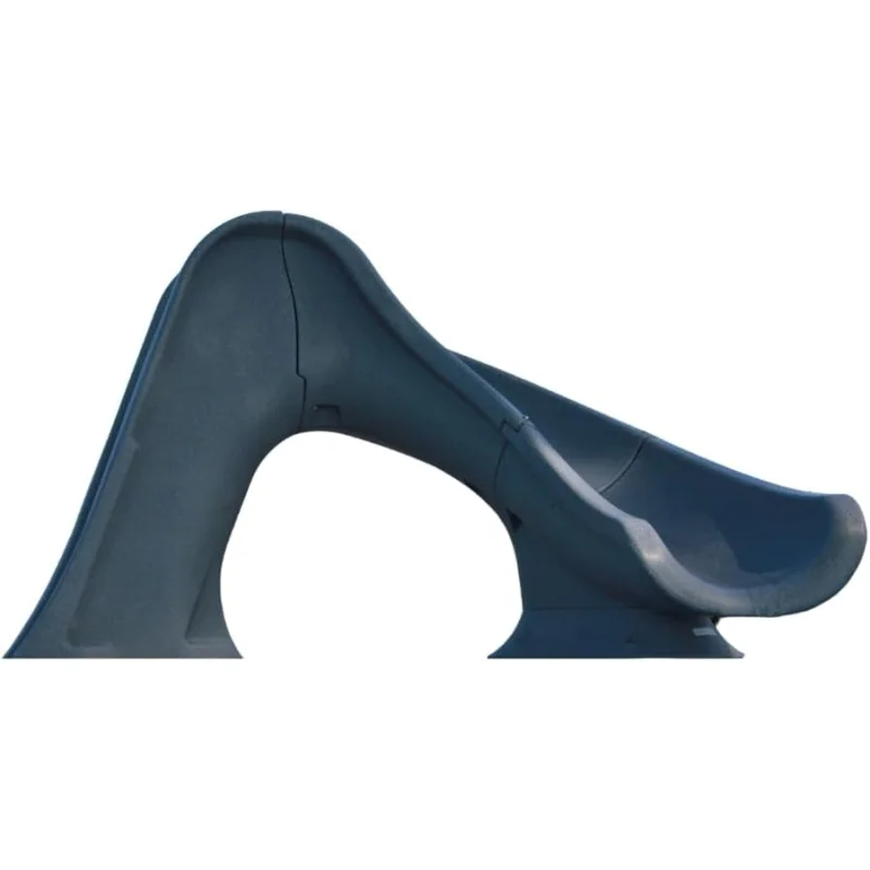 Global Splash Pool Slide, 4'2" H, Right Turn, Sandstone or Gray Sandstone