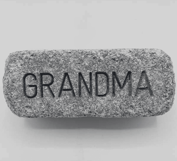 Leisurecraft - GRANDMA, Engraved Soapstone