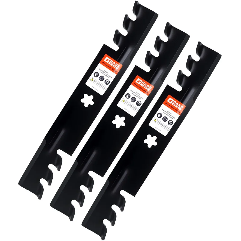 Grasscool 173921 532173921 Mower Blades for Husqvarna Z248F YTH2348 YTH24V48 YTH2148 YTH24K48 Z248 YTH2448 Craftsman Poulan 48'' Lawn Tractor