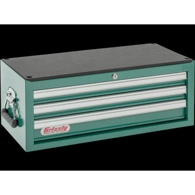 Grizzly H0837 Tool Box 3-Drawer Mid-Riser with Ball Bearing Slides New
