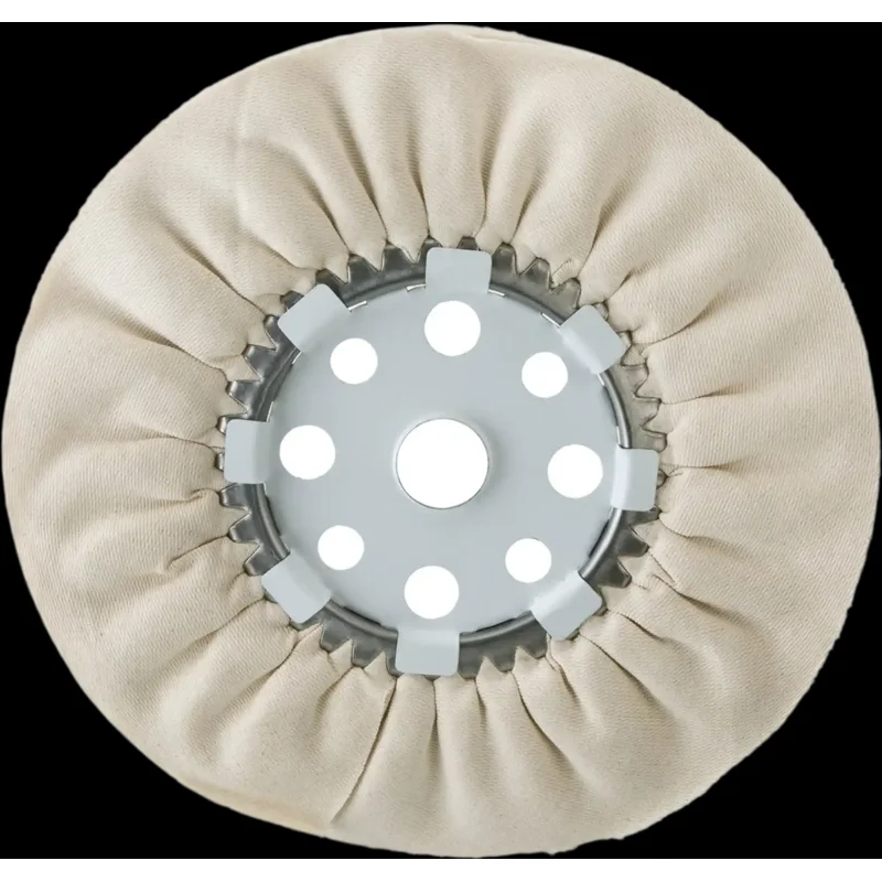 Grizzly T26486 Buffing Wheel 12" x 16 Ply x 1-1/4" Canton Flannel 3000 RPM New
