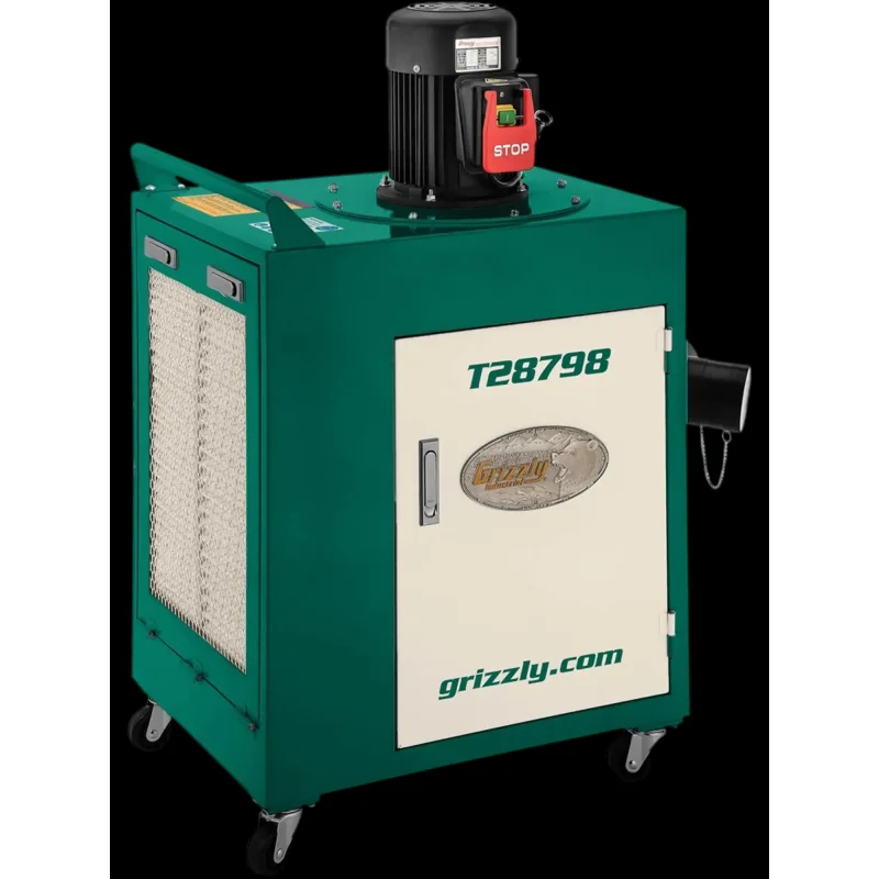 Grizzly T28798 Metal Dust Collector 1-1/2 HP New