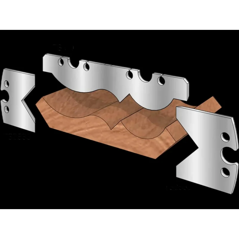 Grizzly T34533 Jointer & Planer Knives Crown Moulding Side Knives for T34191 2-Pk New
