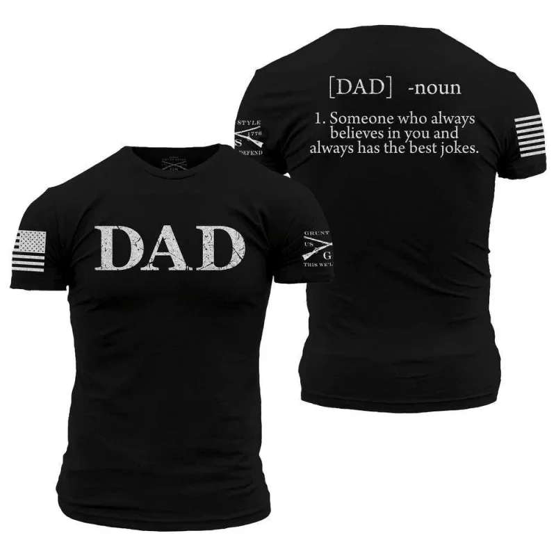 Grunt Style Dad Defined T-Shirt (Black) Size XL